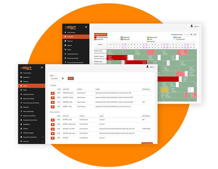 Sistema de administración