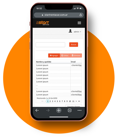 Sistema de administración